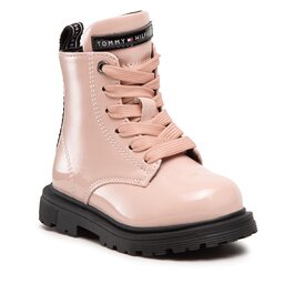 Tommy Hilfiger Schnürstiefeletten Tommy Hilfiger Lace-Up Bootie T1A5-32373-1483 M Pink 302