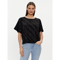 Liu Jo Liu Jo Marškinėliai TA4174 JS003 Juoda Regular Fit
