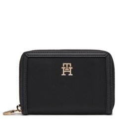 Tommy Hilfiger Liels sieviešu maks Tommy Hilfiger Th Essential S Med Za AW0AW15754 Black BDS