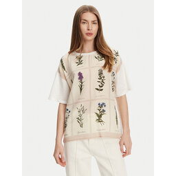 Weekend Max Mara Weekend Max Mara Camiseta Pampas 2515941082 Blanco Relaxed Fit