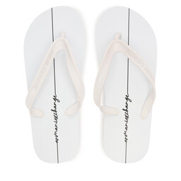 Armani Exchange Šlepetės per pirštą Armani Exchange XDQ010 XV700 K681 Balta