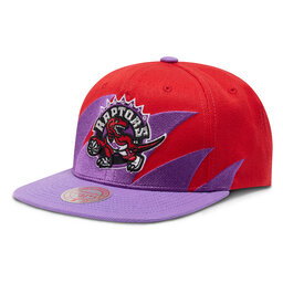 Mitchell & Ness Șapcă Mitchell & Ness NBA Sharktooth Raptors HHSS2978 Red/Purple