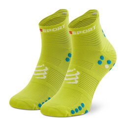 Compressport Ankelstrumpor unisex Compressport Pro Racing V4.0 Run Low XU00047B Primerose/Fjord Blue 707