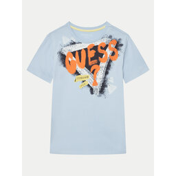 Guess Guess Majica L5GI00 K8HM4 Modra Regular Fit