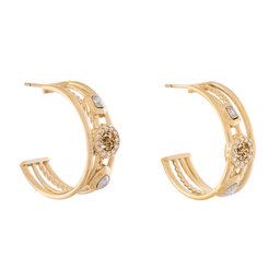 Guess Обици Guess JUBE0 5236JW Златист