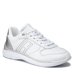 Tommy Hilfiger Αθλητικά Tommy Hilfiger Leather Ligtweight Sneaker FW0FW06016 Silver OIM