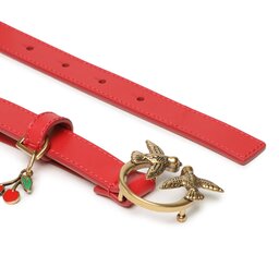 

Жіночий ремінь Pinko Love Berry H2 Belt PE 23 PLT01 100143 A0R9 Red R41Q, Червоний