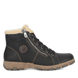 Rieker Botine Rieker Z0121-00 Negru
