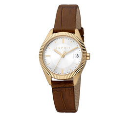Esprit Zegarek Esprit ES1L340L0025 Brown/Gold