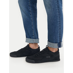 Calvin Klein Sneakers Calvin Klein Low Pro Runner Mix Mat HM0HM02208 Schwarz