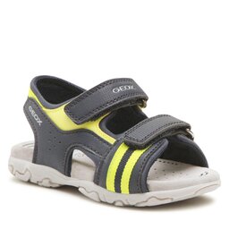 Geox Sandaler Geox B Sandal Flaffee Boy B3559C000CEC4502 S Navy/Fluo Yellow