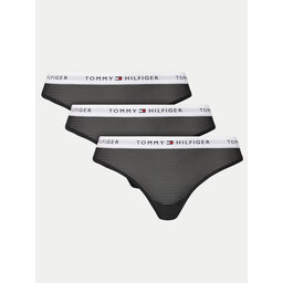 Tommy Hilfiger Tommy Hilfiger Набір з 3 пар стрінгів UW0UW05532 Чорний