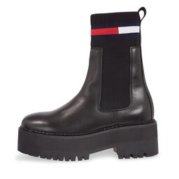 

Челсі Tommy Jeans Tjw Flatform Chelsea Sock EN0EN02301 Black BDS, Чорний