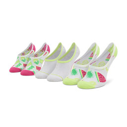 Vans Set de 3 perechi de șosete scurte de damă Vans Frutie VN0A54YL4481 Multi