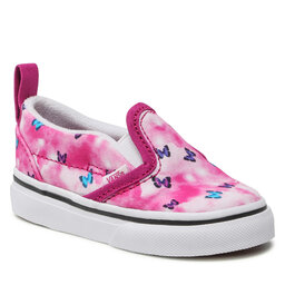 

Кросівки Vans Slip-On V VN000UBSARP1 (Butterflydrm)Fchsrdtrwht, Рожевий
