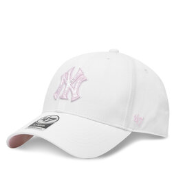 47 Brand Шапка с козирка 47 Brand MLB New York Yankees In The Clouds ’47 MVP B-ITCMP17CTP Бял