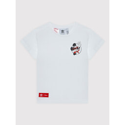 adidas adidas Marškinėliai Disney Mickey And Friends HC1912 Balta Regular Fit