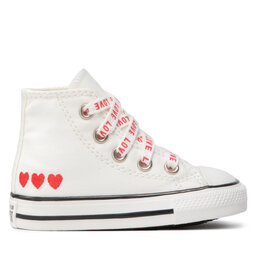 

Кеди Converse Ctas Hi A01580C Vintage White/University Red, Білий