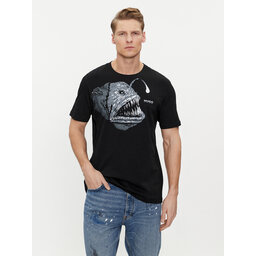 HUGO Hugo T-Shirt Dibeach 50513812 Μαύρο Regular Fit