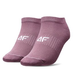 

Набір 5 пар низьких жіночих шкарпеток 4F 4FWAW23USOCF214 54S, Рожевий