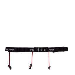 Compressport Αθλητική ζώνη Compressport Race Number Belt CU00013B Μαύρο