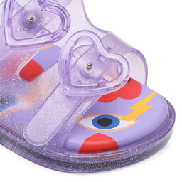 

Босоніжки Melissa Mini Melissa Wide Sandal + Cap 33652 Lilac/Red AD677, Фіолетовий