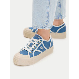 Guess Sneakers aus Stoff Guess FLPISS FAL12 Blau