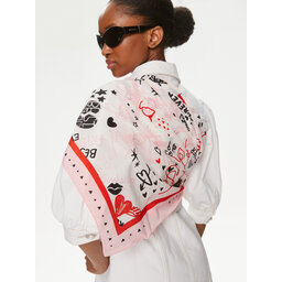

Хустка Aldo Loveprints 13725722 660, Рожевий