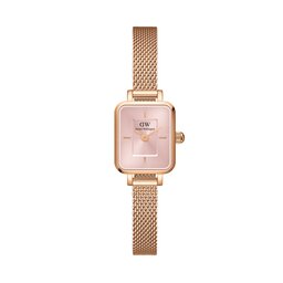 Daniel Wellington Reloj Daniel Wellington Quadro Mini DW00100650 Rose Gold/Rose Gold