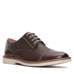 Clarks Félcipő Clarks Atticus LT Cap 26171594 Dark Brown Lea