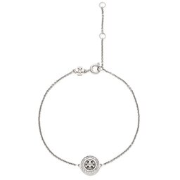 

Браслет Tory Burch Delicate Kira Enamel Pave Braclet 143757 Shiny Hematite/Black Multi 886, Чорний