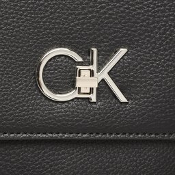 

Сумка Calvin Klein Re-Lock Tote W/Flap Pbl K60K610178 BAX, Чорний