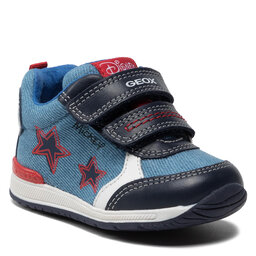 Geox Snīkeri Geox B Rishon B. B B250RB 01385 C4327 Avio/Red
