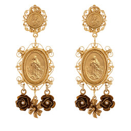 Dolce&Gabbana Klipsz fülbevalók Dolce&Gabbana WEG6M1 W0001 Arany