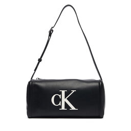 Calvin Klein Handtasche Calvin Klein Bold Ck Slouchy Shoulder Bag LV04F3894G Schwarz