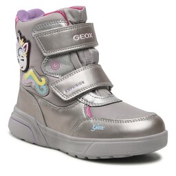 Geox Sniego batai Geox J Sveggen G.B Abx A J268AA 0FUNF C1A8N D Dk Silver/Fuchsia