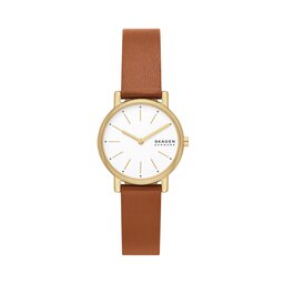 Skagen Uhr Skagen Signatur Lille SKW3121 Gold/Brown
