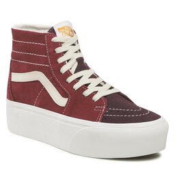

Снікерcи Vans Sk8-Hi Tapered VN0A7Q5PTWP1 Varsity Suede Tawny Port, Бордовий