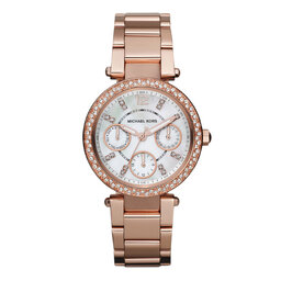 Michael Kors Часовник Michael Kors Mini Parker MK5616 Rose Gold/Rose Gold
