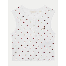 Guess Guess Τοπ J5GP01 KCSQ4 Λευκό Regular Fit