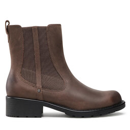 

Челсі Clarks Orinoco Club 261631804 Dark Taupe Leather, Коричневий