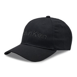 Calvin Klein Шапка с козирка Calvin Klein Must Minimum Logo K60K610391 Ck Black BAX
