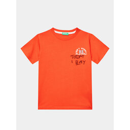 United Colors Of Benetton United Colors Of Benetton T-Shirt 3096G1098 Rot Regular Fit