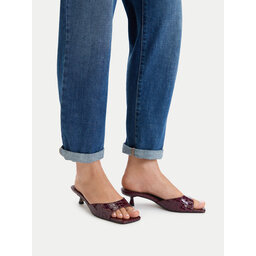 DeeZee Pantoletten DeeZee CEO-TS6253-01 Dunkelrot