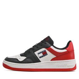 

Снікерcи Tommy Jeans Basket Leather EM0EM01162 Deep Crimson XNL, Кольоровий