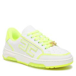 Elisabetta Franchi Sneakersy Elisabetta Franchi SA-60G-36E2-V360 Avorio/Lime Flu BN9