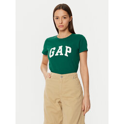 Gap Gap Marškinėliai 417797-20 Žalia Regular Fit