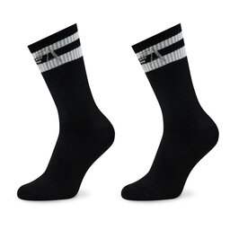 Emporio Armani Set de 2 perechi de șosete lungi pentru bărbați Emporio Armani 303122 3R300 00020 Nero