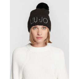 Liu Jo Căciulă Liu Jo Ponpon Logo 2F2002 M0300 Negru