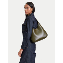 Calvin Klein Handtasche Calvin Klein Ck Medium Shoulder Bag LV04F3522G Dunkelgrün
